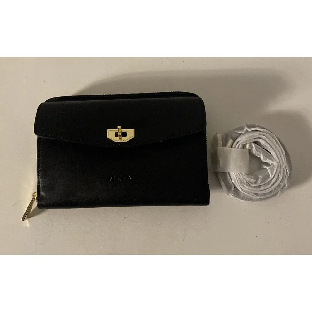 MEIA Bag Convertible Crossbody Clutch Black